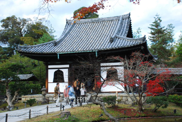 Kangetsu-dai 観月台 (Moon Viewing Pavilion), Kaizan-do 開山堂 (Founder's Hall) & Garyoro 臥龍廊 (Reclining Dragon Corridor) @ Kodai-ji, Kyoto